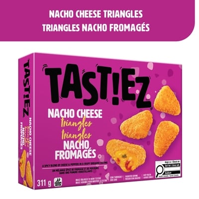 Tast!ez Nacho Cheese Triangles 311 g, $2.57/100g