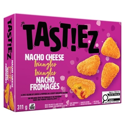 Tast!ez Triangles nacho fromagés 311 g, 2,57 $/100g