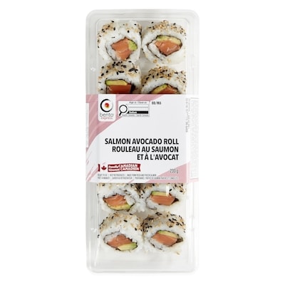 Bento Salmon Avocado Roll 230 g, $4.78/100g