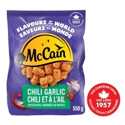 McCain Flavours of the World Chili Garlic Potato Bites 550 g, $0.82/100g