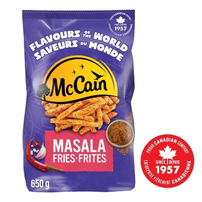 McCain Flavours of the World Masala Fries 650 g, $0.46/100g