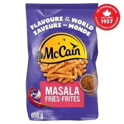 McCain Flavours of the World Masala Fries 650 g, $0.92/100g