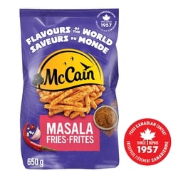 McCain Frites Masala Saveurs du monde 650 g, 0,92 $/100g
