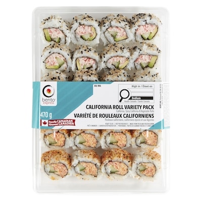 Bento California Roll Variety Pack 470 g, $3.40/100g