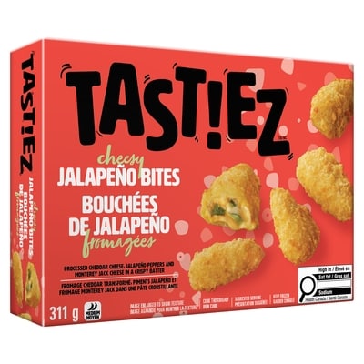 Tast!ez Bouchées de jalapeño fromagées 311 g, 1,61 $/100g