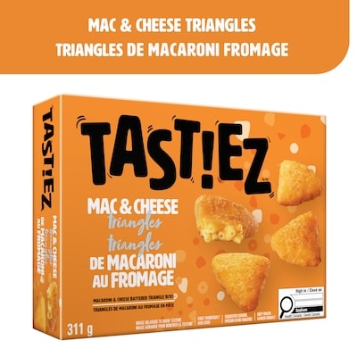 Tast!ez Mac & Cheese Triangles 311 g, $1.61/100g