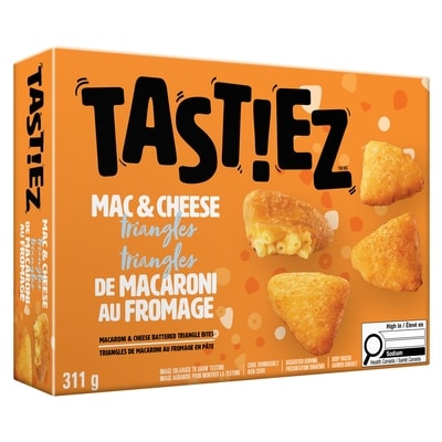 Tast!ez Triangles de macaroni au fromage 311 g, 2,57 $/100g