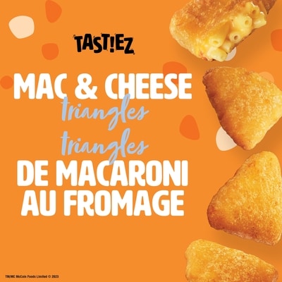 Triangles de macaroni au fromage