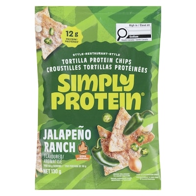 Tortilla Protein Chips Jalapeno Ranch Flavoured