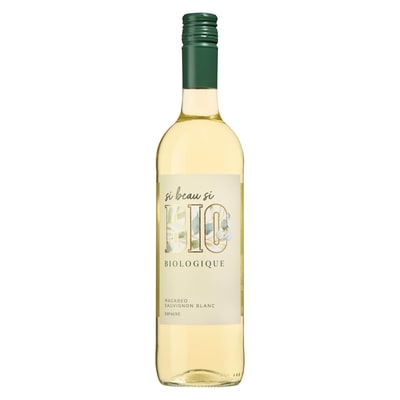 Si Beau Si Bio Organic Wine Macabeo Sauvignon Blanc (ID required at pick-up) 750 ml, $1.93/100ml