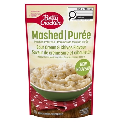 Betty Crocker Mashed Potatoes Sour Cream & Chives Flavour 113 g, $1.76/100g