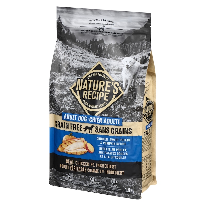 Natural Dog Food Adult Dog Chicken, Sweet Potato & Pumpkin Recipe