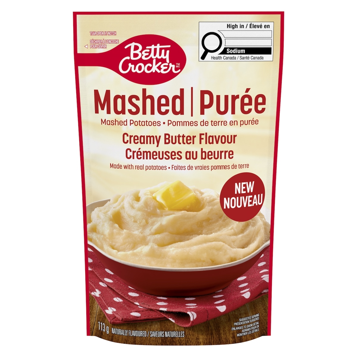Betty Crocker Mashed Potatoes Creamy Butter Flavour 113 g, $2.65/100g
