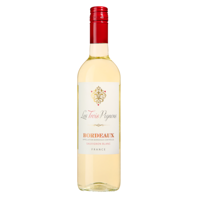Les Trois Pignons White Wine Bordeaux Sauvignon Blanc (ID required at pick-up) 750 ml, $2.31/100ml