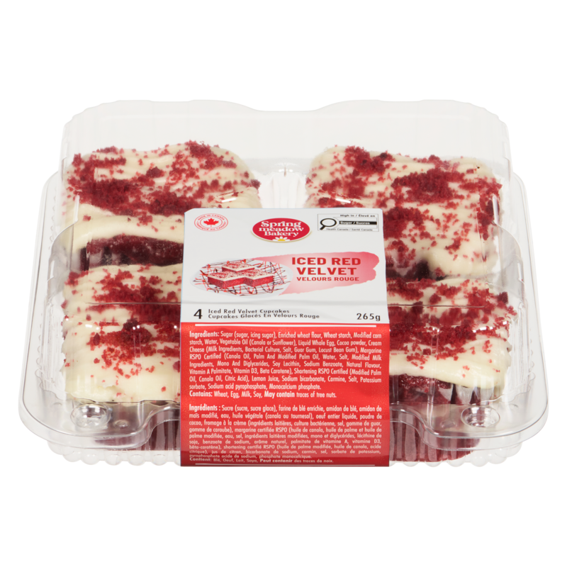 Iced Red Velvet Cupcakes