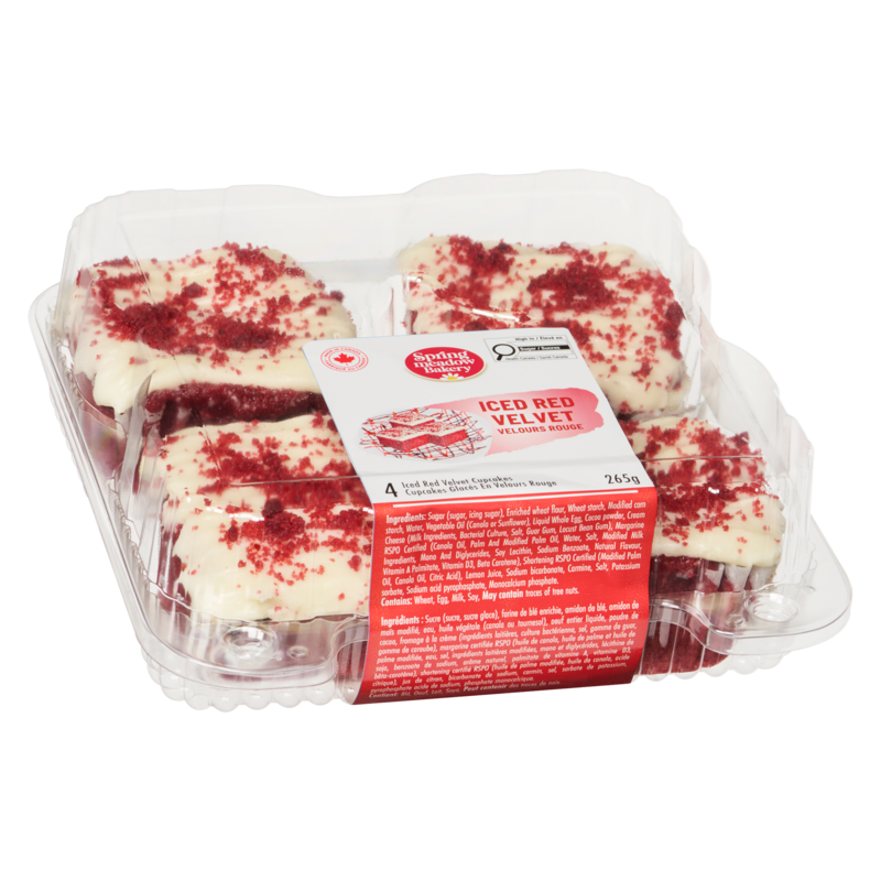 Iced Red Velvet Cupcakes