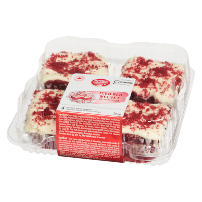 Iced Red Velvet Cupcakes