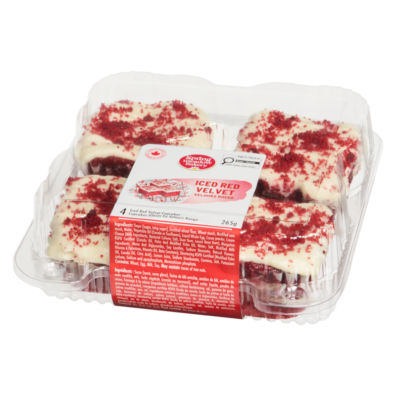 Iced Red Velvet Cupcakes