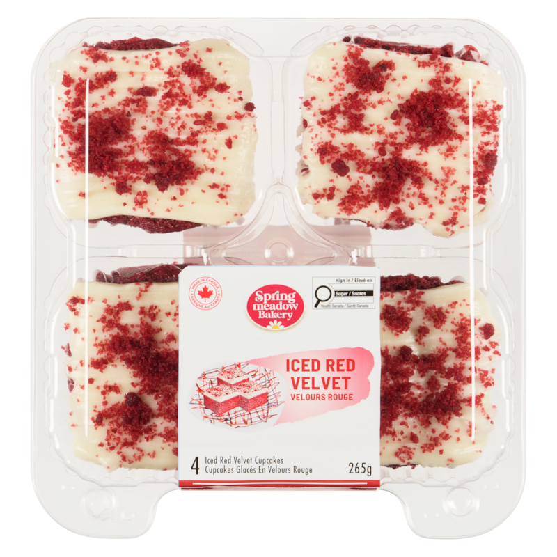 Iced Red Velvet Cupcakes