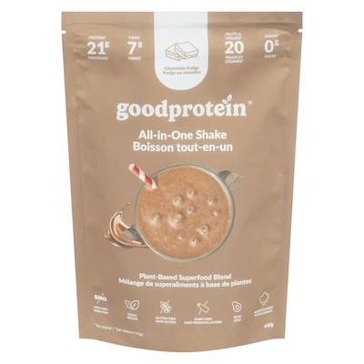 GOOD PROTEIN Boisson tout-en-un fudge au chocolat 440 g, 8,41 $/100g