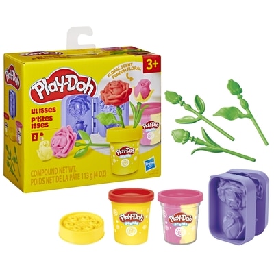 Hasbro Petites roses, coffret floral de pâte à modeler parfumée, loisirs créatifs pour filles et garçons, cadeaux pour enfants, dès 3 ans 1 ea, 6,00 $/1ch