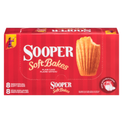 EBM Sooper Soft Bakes gâteau nature 256 g, 1,75 $/100g