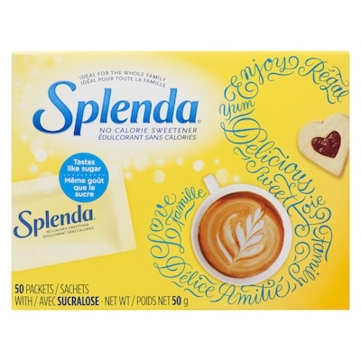 Splenda Calorie-Free Sweetener  50 g, $6.00/100g