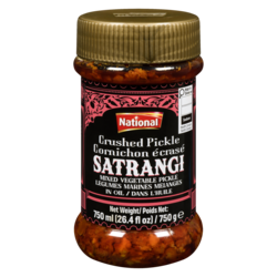 null Cornichon écrasé Satrangi 750 g, 0,87 $/100g