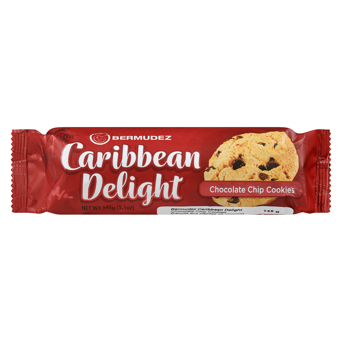 Bermudez Caribbean Delight Cookie, Chocolate Chip