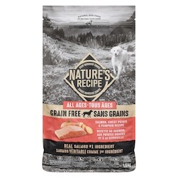 Nature's Recipe Natural Dog Food All Ages Salmon, Sweet Potato