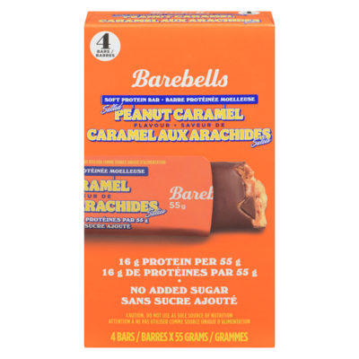 Barebells Soft Protein Bar, Peanut Caramel 4x220.0 g, $2.04/100g