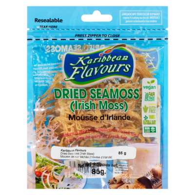 Karibbean Flavours Dried Seamoss 85 g, $5.87/100g