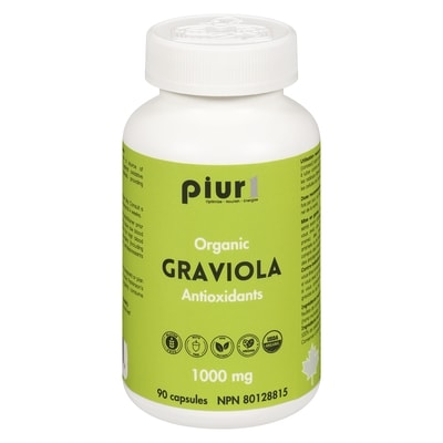 piur1 Organic Graviola 1000 Mg 90 ea, $0.67/1ea
