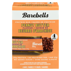 Barebells Barre de protéine saveur de beurre d'arachide 4x220.0 g, 1,93 $/100g