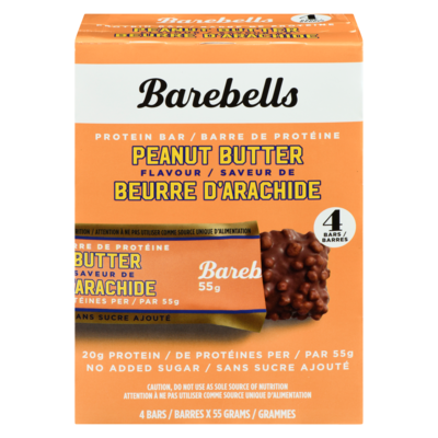Barebells Barre de protéine saveur de beurre d'arachide 4x220.0 g, 1,93 $/100g