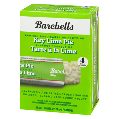 Barre protéinée tarte à la lime, paquet de 4