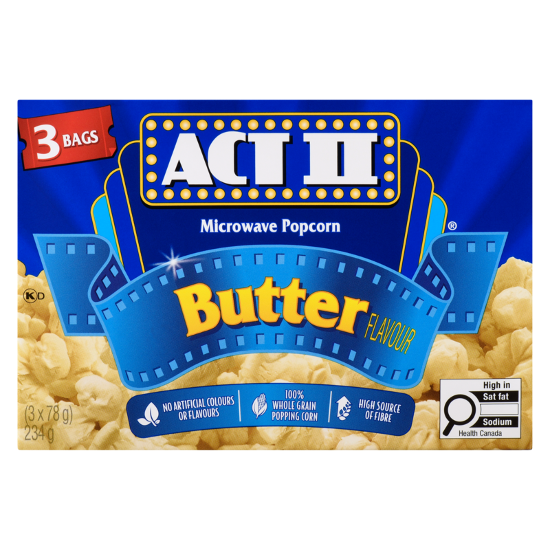 Microwave Popcorn Butter Favour