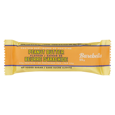Barebells Barre de protéines beurre d'arachide 56 g, 8,55 $/100g
