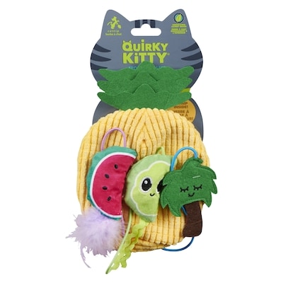 QUIRKY KITTY Door Knob Cat Toy Tropical Teaser 1 ea, $20.99/1ea