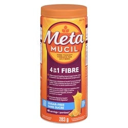 Metamucil 4 en 1 Fibre sans sucre orange 283 g, 7,06 $/100g