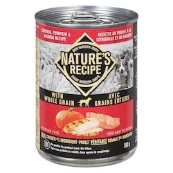Nature's Recipe Premium Paté Chicken, Pumpkin & Salmon Recipe 368 g, $1.03/100g