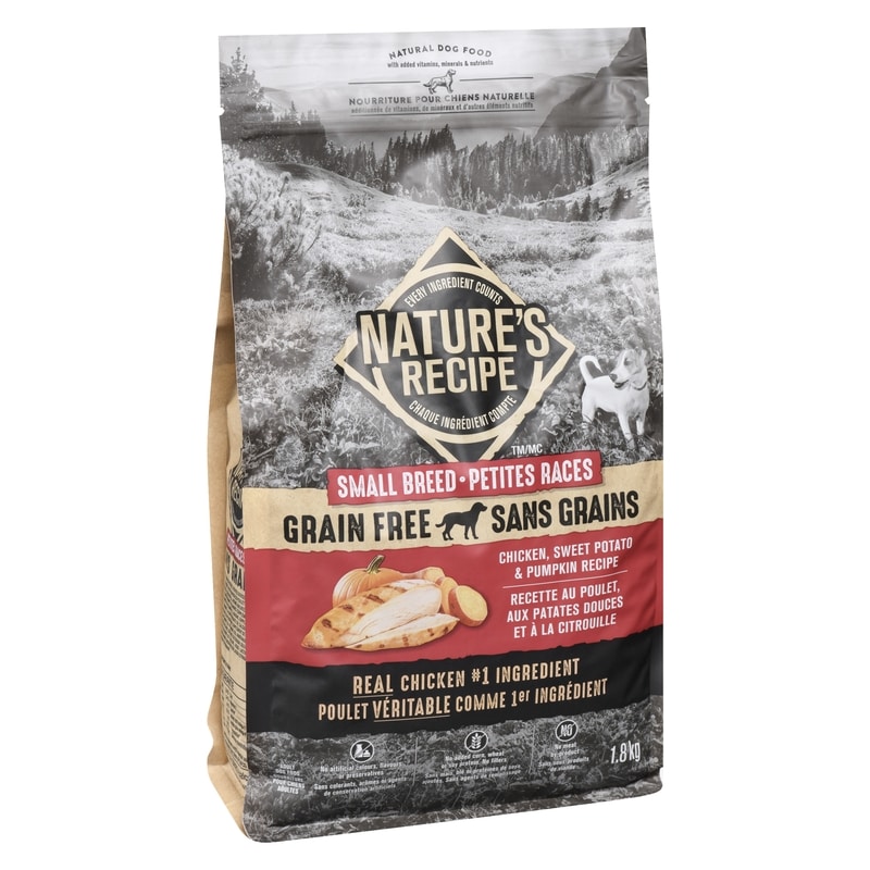 Natural Dog Food Small Breed Chicken, Sweet Potato & Pumpkin Recipe