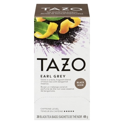 Tazo Thé noir earl grey 20 ea, 0,45 $/1ch
