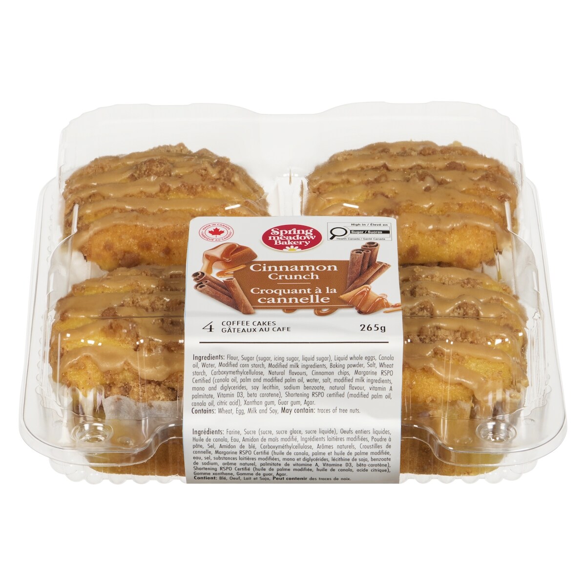 null Gâteaux au cafe croquant à la cannelle 265 g, 1,89 $/100g