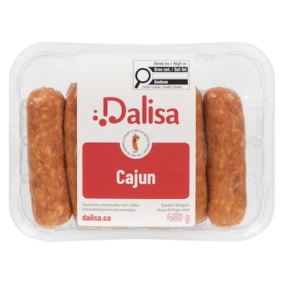 Dalisa Uncooked Preserved Sausages Cajun 450 g, $1.33/100g