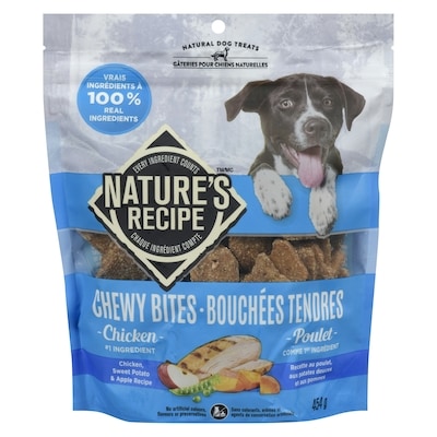 Nature's Recipe Natural Dog Treats Chicken, Sweet Potato & Apple Recipe 454 g, $3.41/100g