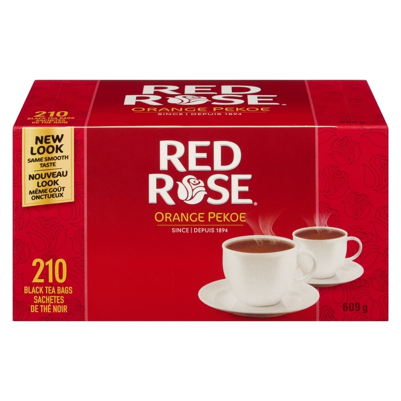 Red Rose Black Tea Bags Orange Pekoe - 210 ea | Zehrs