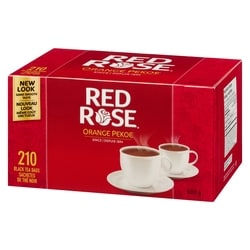 Red Rose Black Tea Bags Orange Pekoe - 210 ea | Zehrs