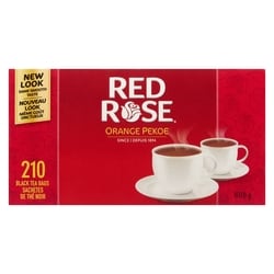 Red Rose PET 醉芳华　290円 Red Rose Black Tea Bags Orange Pekoe - 210 ea | Fortinos