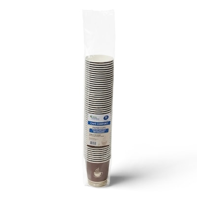 null Café Comfort, gobelet en papier doublé de polyéthylène de 296 ml (10 oz) 50 ea, 0,09 $/1ch